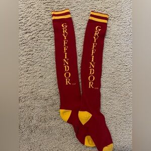 Source Unknown Red and Yellow Gryffindor Socks